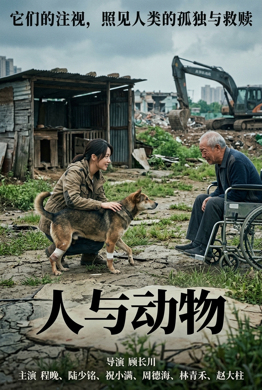 《人与动物》海报