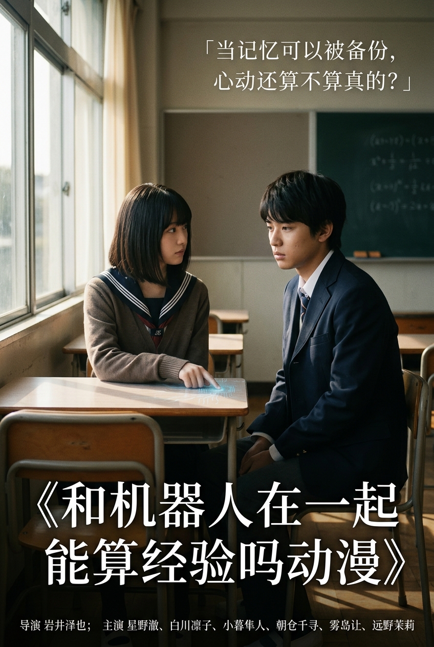 《和机器人在一起能算经验吗动漫》海报