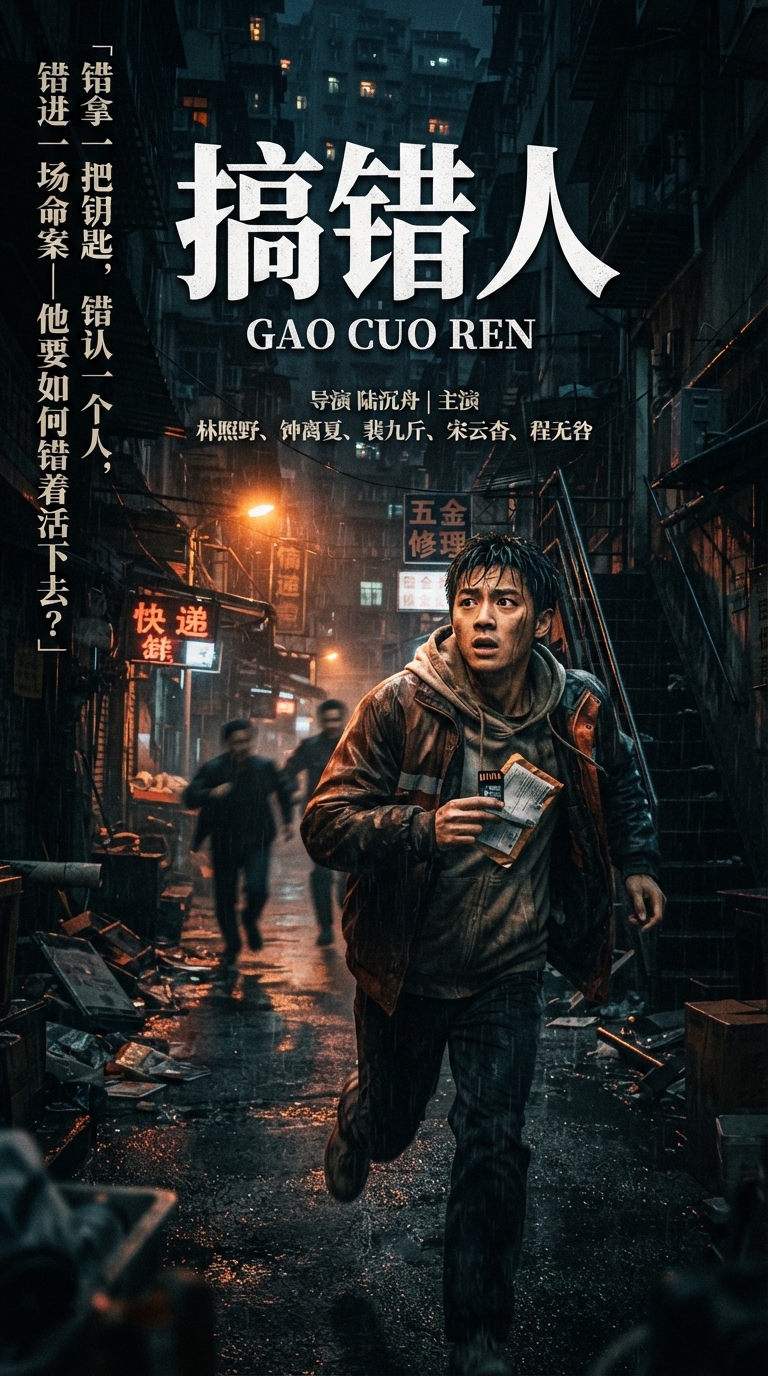 《搞错人》主视觉海报
