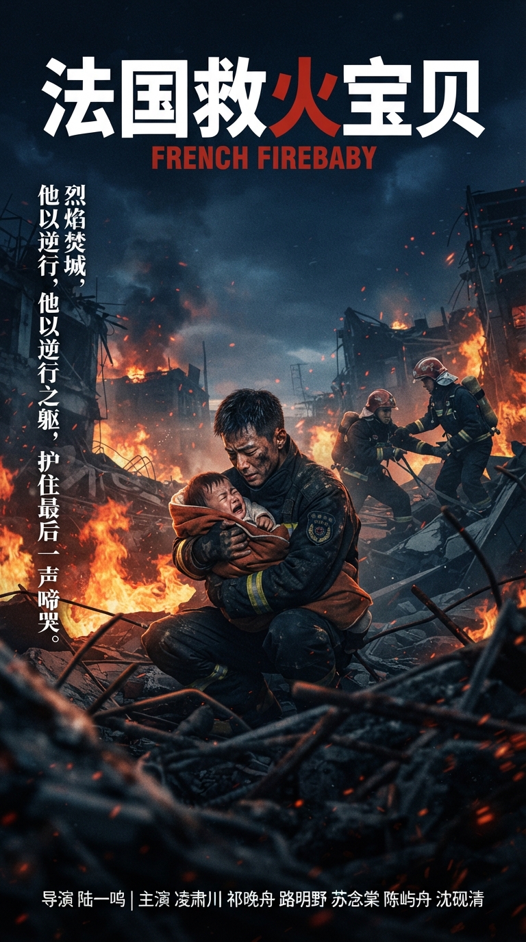 《法国救火宝贝》海报