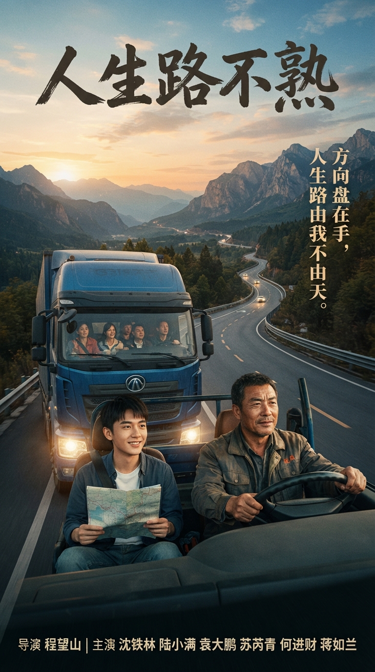 《人生路不熟》主视觉海报